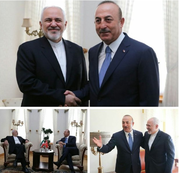 وزرای خارجه ایران و ترکیه با یکدیگر دیدار و گفت‌وگو کردند