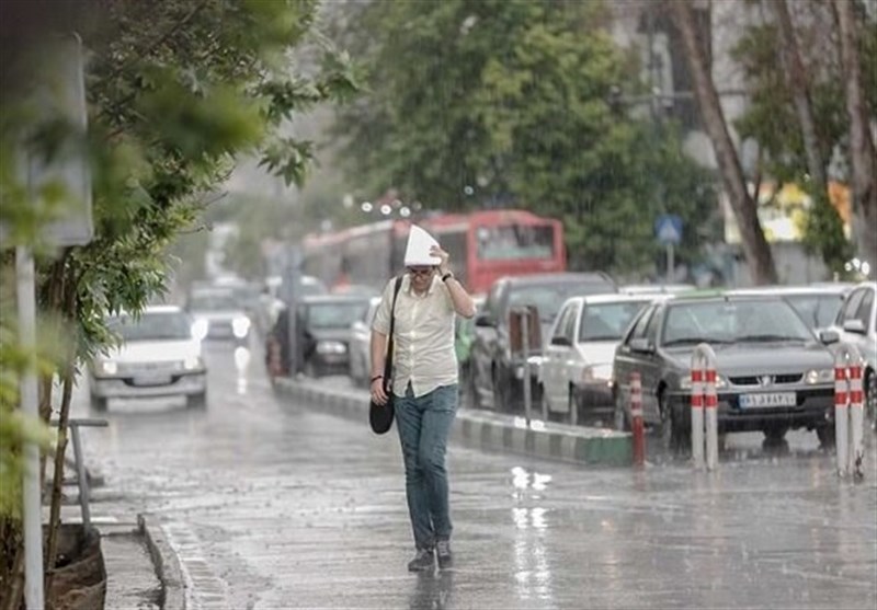 پیش بینی باران و صاعقه ۵ روزه در ۱۵ استان