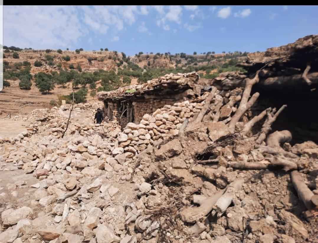 وضعیت مناطق زلزله‌زده اندیکا پس از بارندگی‌ها / جابه‌جایی ۱۳۰ خانوار در شوشتر در پی آبگرفتگی